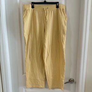 Liz Claiborne Women's Light Yellow Joggers